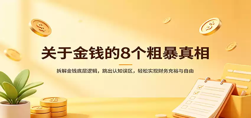 图片[1]-关于金钱的8个粗暴真相：拆解金钱底层逻辑，跳出认知误区，轻松实现财务充裕与自由-星辰轻创网
