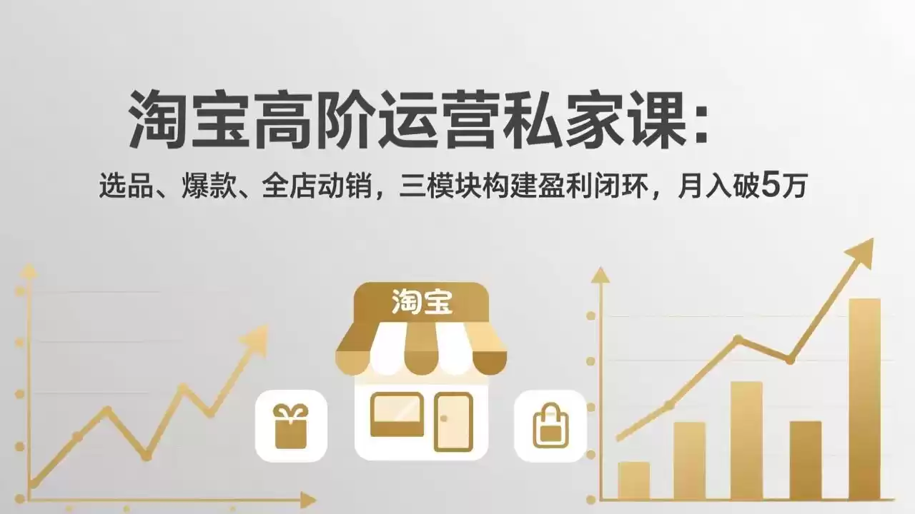 图片[1]-淘宝高阶运营私家课(更新26年4月-星辰轻创网