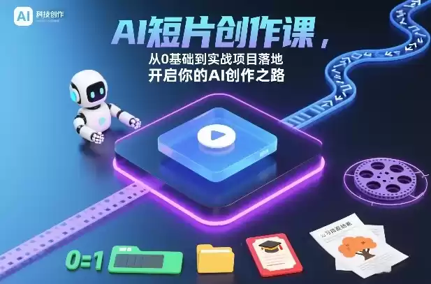 AI短片创作课，从0基础到实战项目落地，开启你的AI创作之路(更新0411)-星辰轻创网