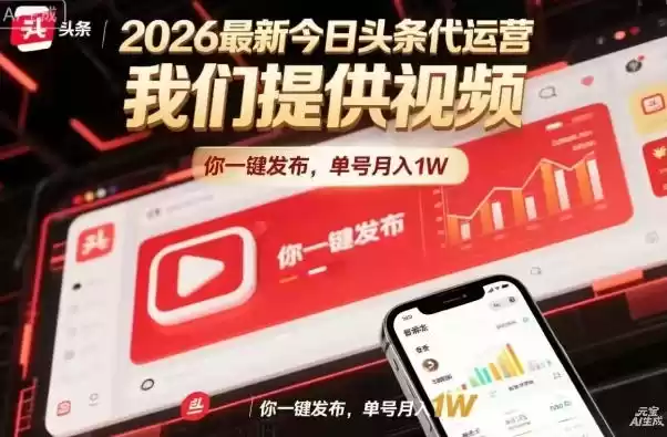 今日头条躺賺模式，你9我1，操作简单，一键发布，单机日入数百，长期合作【揭秘】-星辰轻创网